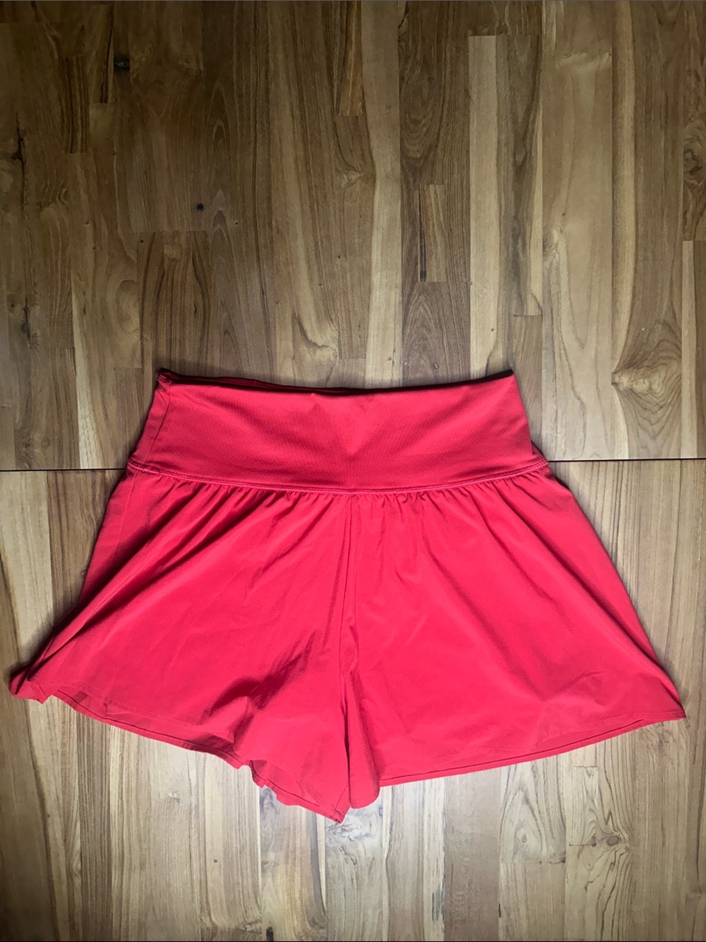 All in Motion Flutter Athletic Shorts – Size Medium — Red